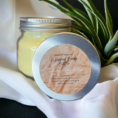 Cocoa + Vanilla Whipped Body Butter